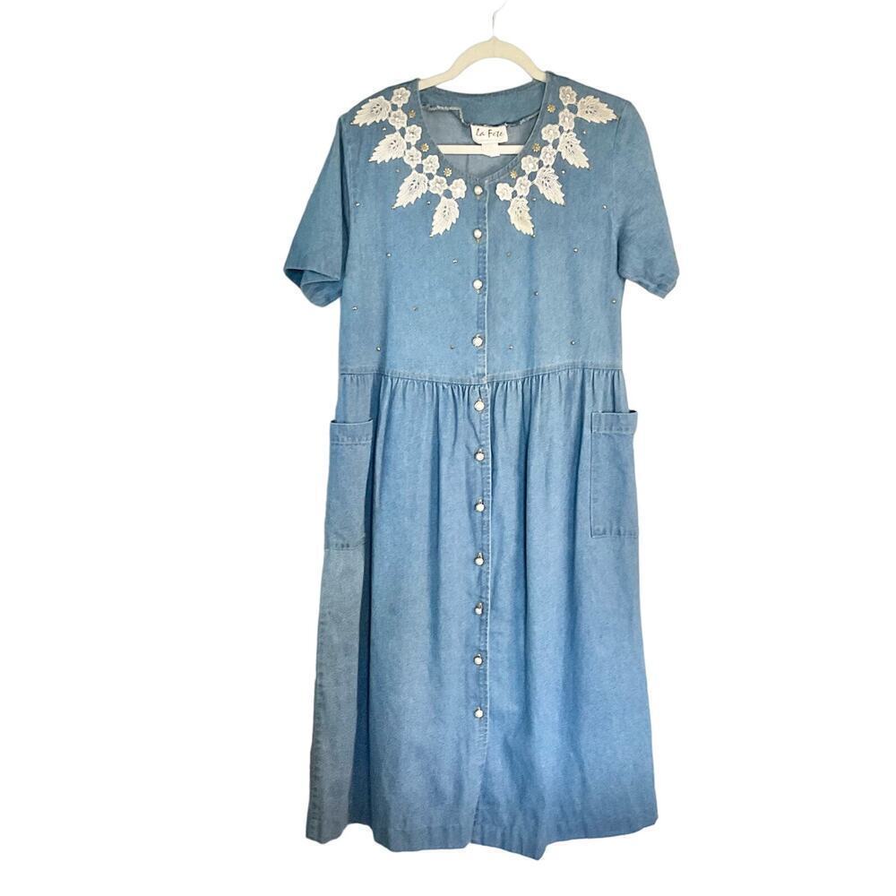 Vintage La Fete Denim Dress